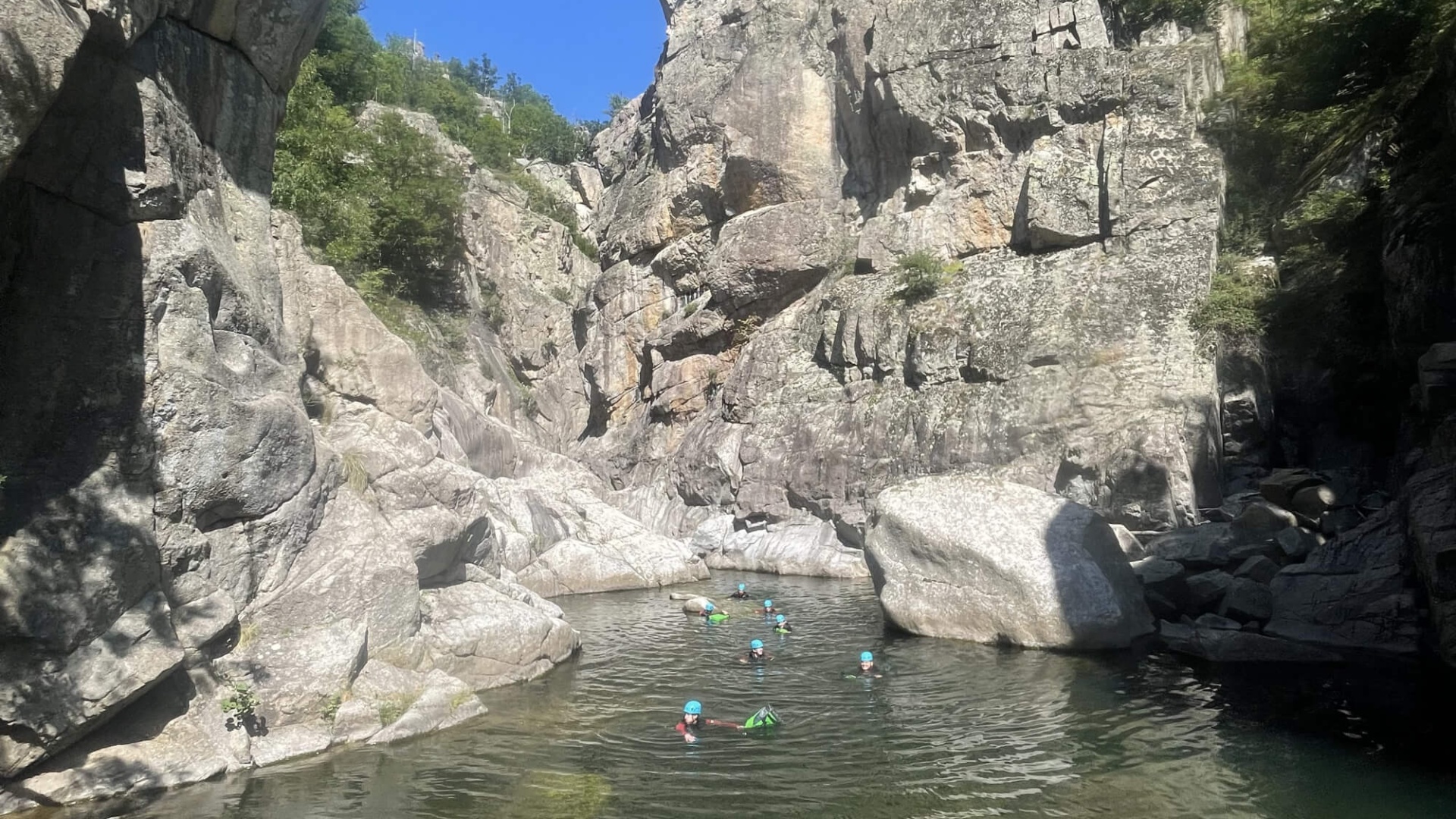 Journée canyoning Chassezac
