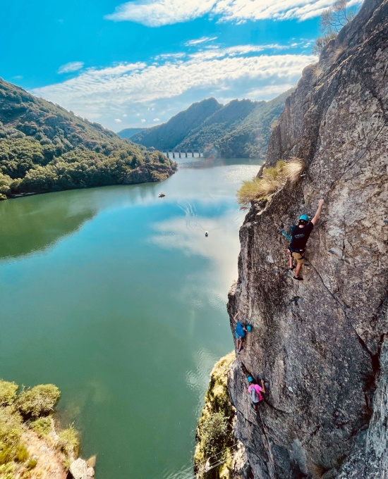 Via ferrata en Ardèche