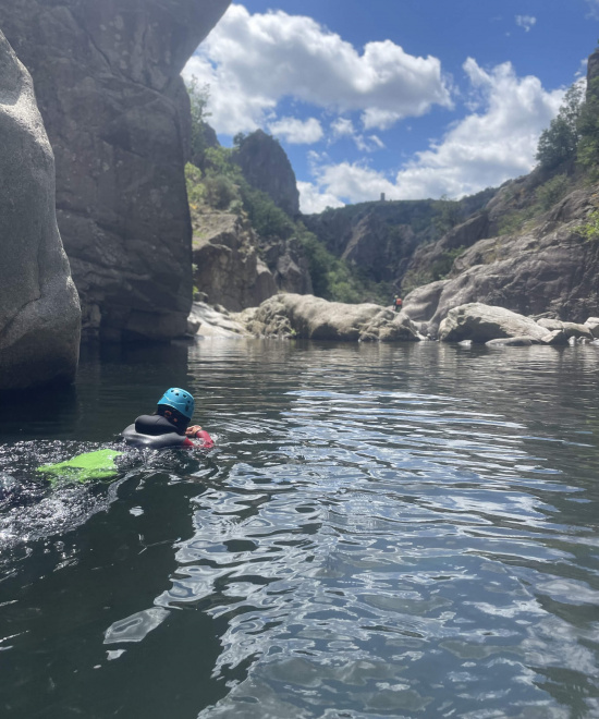 Canyoning sur le Mont Lozere