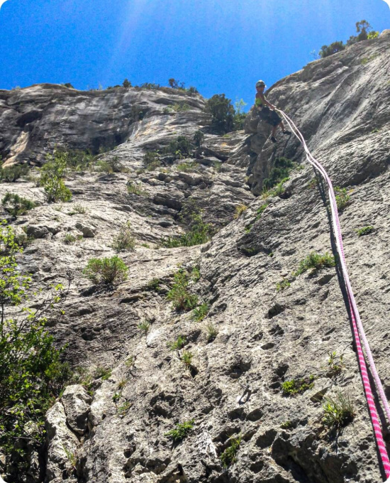 Escalade en Ardèche