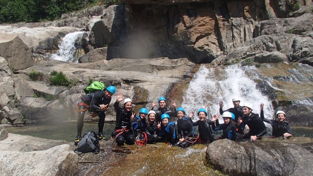 Belle balade en famille, canyon Ardèche.