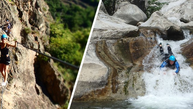 Pack canyoning / via ferrata